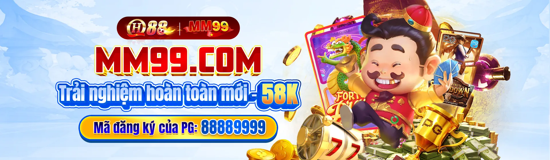 Hình ảnh banner đăng ký 88clup khuyến mãi với các trò chơi cá cược và ưu đãi hấp dẫn